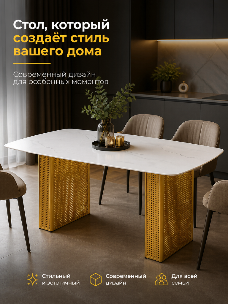 RLDS03-HD Обеденный стол 